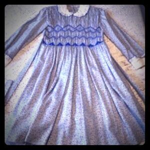 Vintage Floral Smocked dress